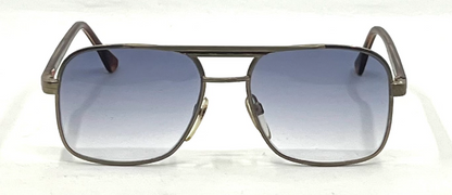 Jarmon Vintage Aviator Sunglasses w/New Blue Gradient Custom Lenses-54mm
