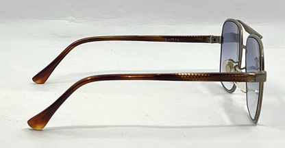 Jarmon Vintage Aviator Sunglasses w/New Blue Gradient Custom Lenses-54mm