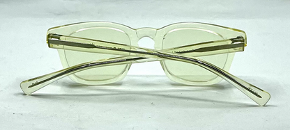 KALA Eyewear ALLEN Clear Crystal Sunglasses-New Day/Night Yellow Custom Lenses-USA