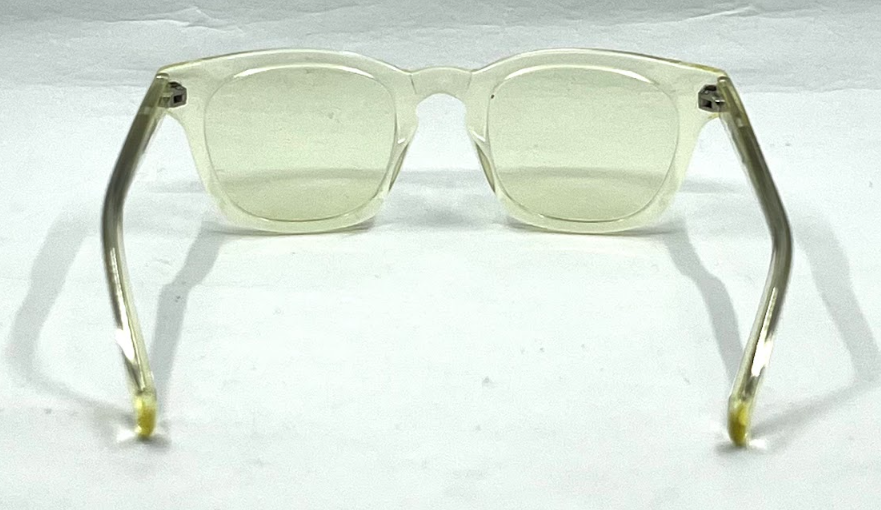 KALA Eyewear ALLEN Clear Crystal Sunglasses-New Day/Night Yellow Custom Lenses-USA