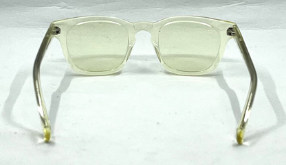 KALA Eyewear ALLEN Clear Crystal Sunglasses-New Day/Night Yellow Custom Lenses-USA