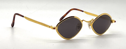 Kenzo KE 2872 Vintage Oval Gold Sunglasses-Unworn/NOS-Made in Japan