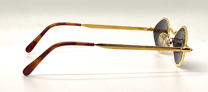 Kenzo KE 2872 Vintage Oval Gold Sunglasses-Unworn/NOS-Made in Japan