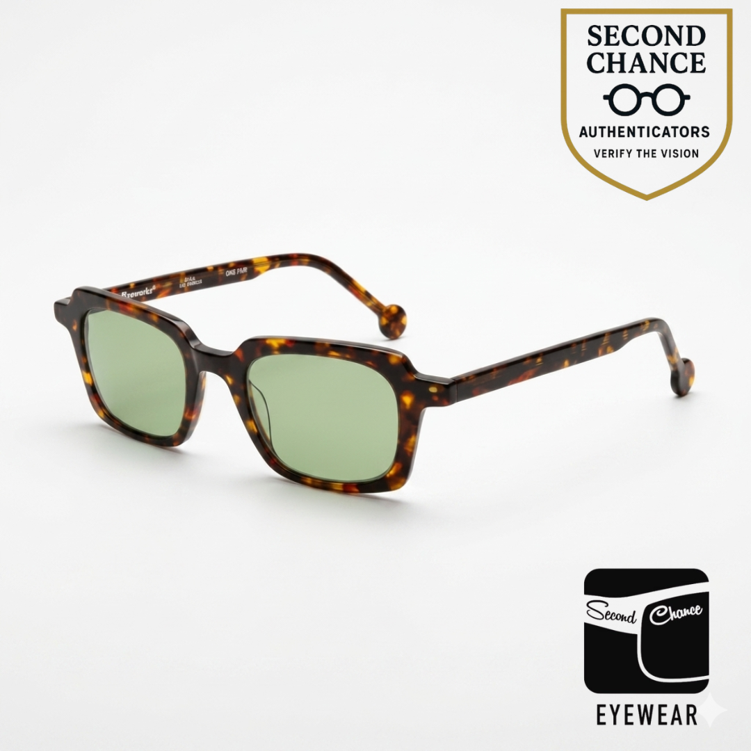 Vintage L.a.Eyeworks BLAKEY 911 Tortoise Sunglasses-New Custom Lens-Japan