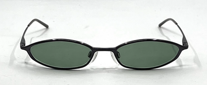 Lacoste LA12203 PL Oval Vintage Sunglasses-New Solid Green Custom Lens