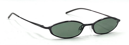 Lacoste LA12203 PL Oval Vintage Sunglasses-New Solid Green Custom Lens