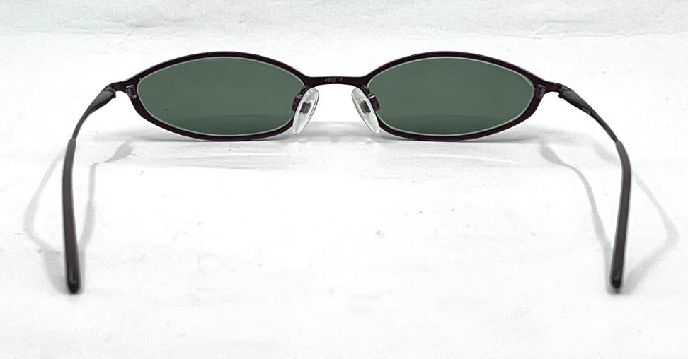 Lacoste LA12203 PL Oval Vintage Sunglasses-New Solid Green Custom Lens
