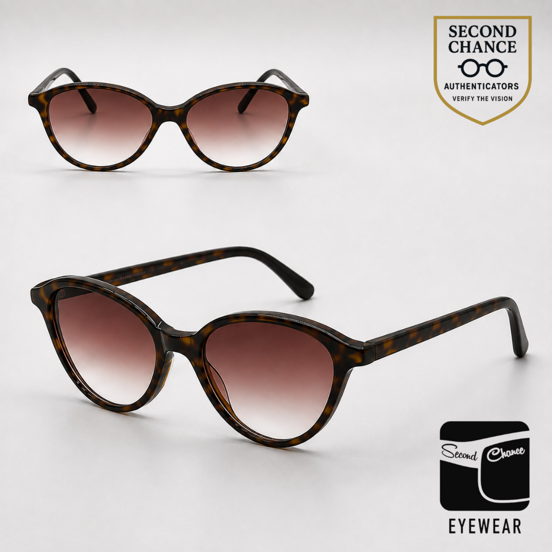 Logo Paris LP 3514 Tortoise Cat Eye Vintage Sunglasses Made in France