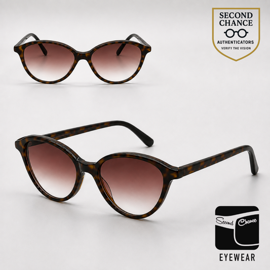 Logo Paris LP 3514 Tortoise Cat Eye Vintage Sunglasses Made in France