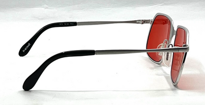 Marwitz 135 RG5 70s Vintage Sunglasses-New Solid Red Custom Lens-Germany-Unworn