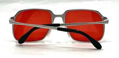 Marwitz 135 RG5 70s Vintage Sunglasses-New Solid Red Custom Lens-Germany-Unworn