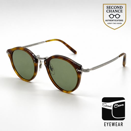 Oliver Peoples x Master & Dynamic OP-505 Sun LBR Tortoise Green Lens