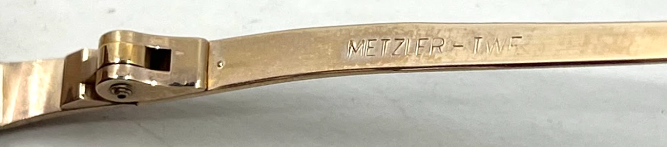 Metzler 7175 Gold Tone 1/20 18K GF-New Solid Rose Custom Lenses-Unworn