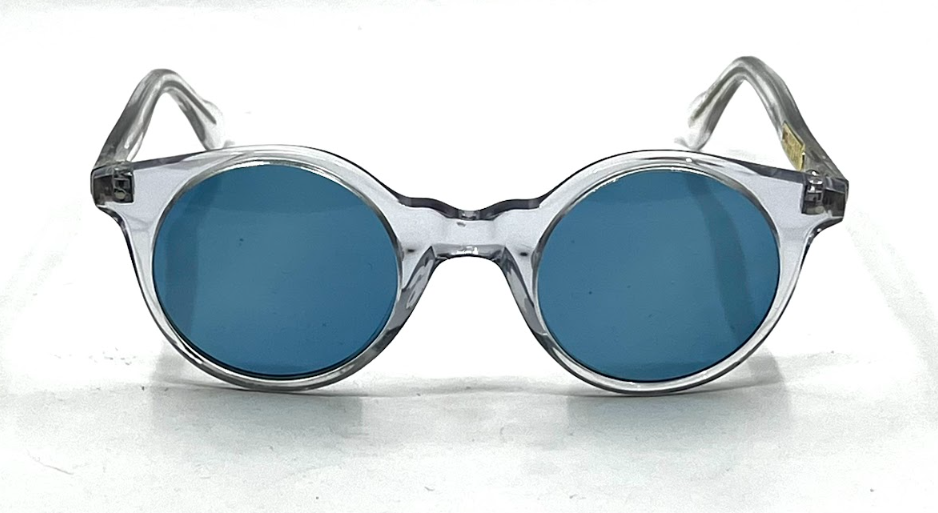 Michel Atlan Tristan Crystal Vintage Edition Round Sunglasses-New Custom Lens