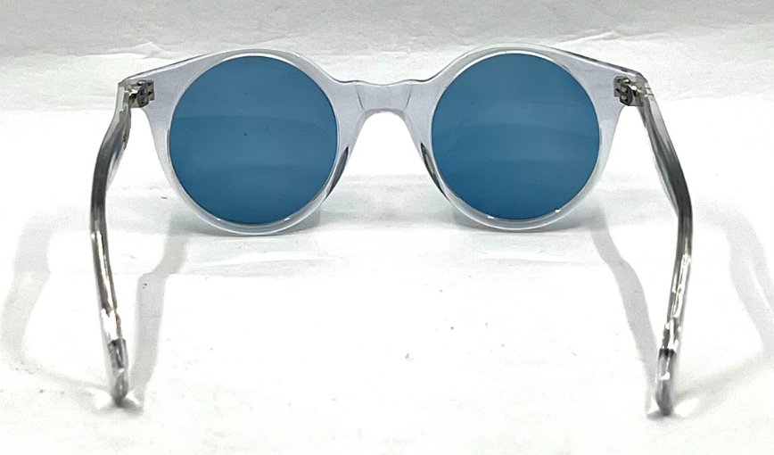 Michel Atlan Tristan Crystal Vintage Edition Round Sunglasses-New Custom Lens