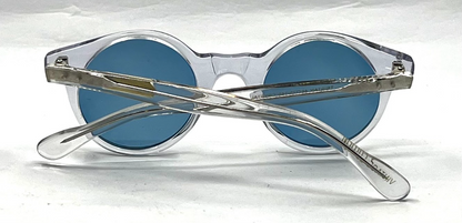 Michel Atlan Tristan Crystal Vintage Edition Round Sunglasses-New Custom Lens