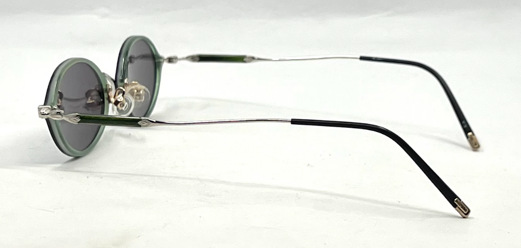 Mona J M-031 Oval Sunglasses 45[]15 Made in Japan Vintage Titanium Frame