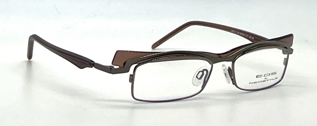 Neostyle EOS 11-152-Vintage Eyeglasses 50mm-Brown NOS Germany Optical Frame