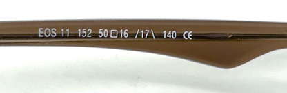 Neostyle EOS 11-152-Vintage Eyeglasses 50mm-Brown NOS Germany Optical Frame