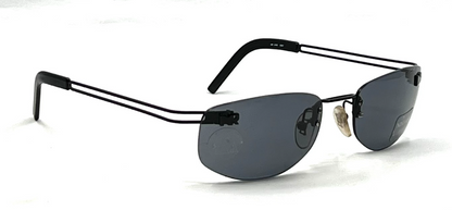 Nina Ricci NR 3448 D007 Rimless Black Vintage Sunglasses Made in France
