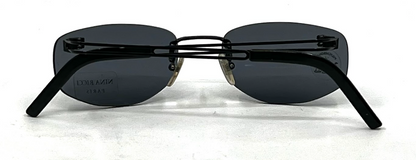 Nina Ricci NR 3448 D007 Rimless Black Vintage Sunglasses Made in France