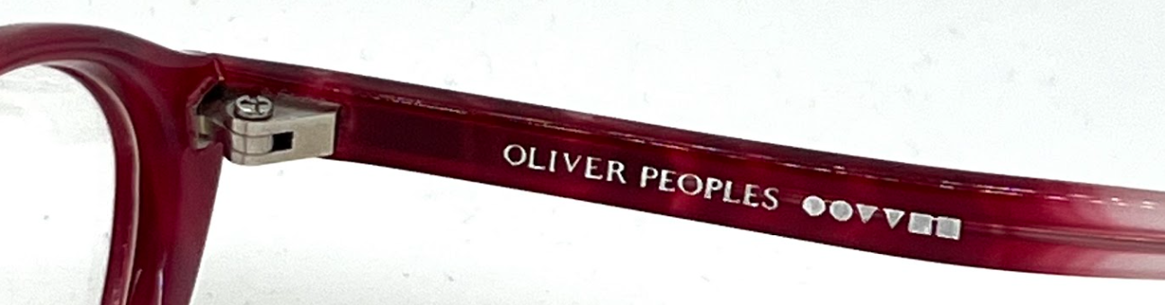 Oliver Peoples HUGO PM-Pink Marble Vintage Eyeglasses NOS/Japan