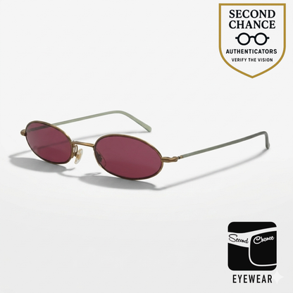 Paul Smith PS-138 Oval Sunglasses-Y2K Vintage-New Custom Lenses-Unworn-Japan