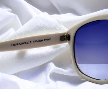 Vintage EMMANUELLE KHANH PARIS 8080 78 Sunglasses -with Brand New “Berko’s Designs” Custom Gradient Lenses