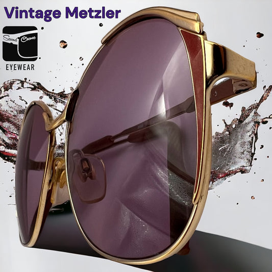 Vintage METZLER 0703 Frames Renewed with Brand New Berko’s Designs Custom Lenses-Sunglasses