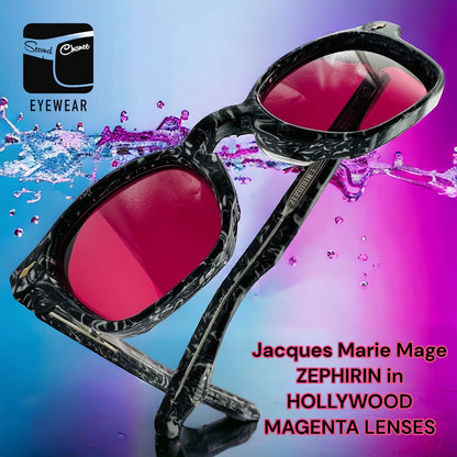 Jacques Marie Mage ZEPHIRIN 10J-HOLLYWOOD-LTD Release of 50 ONLY-JMM Custom Magenta Lenses