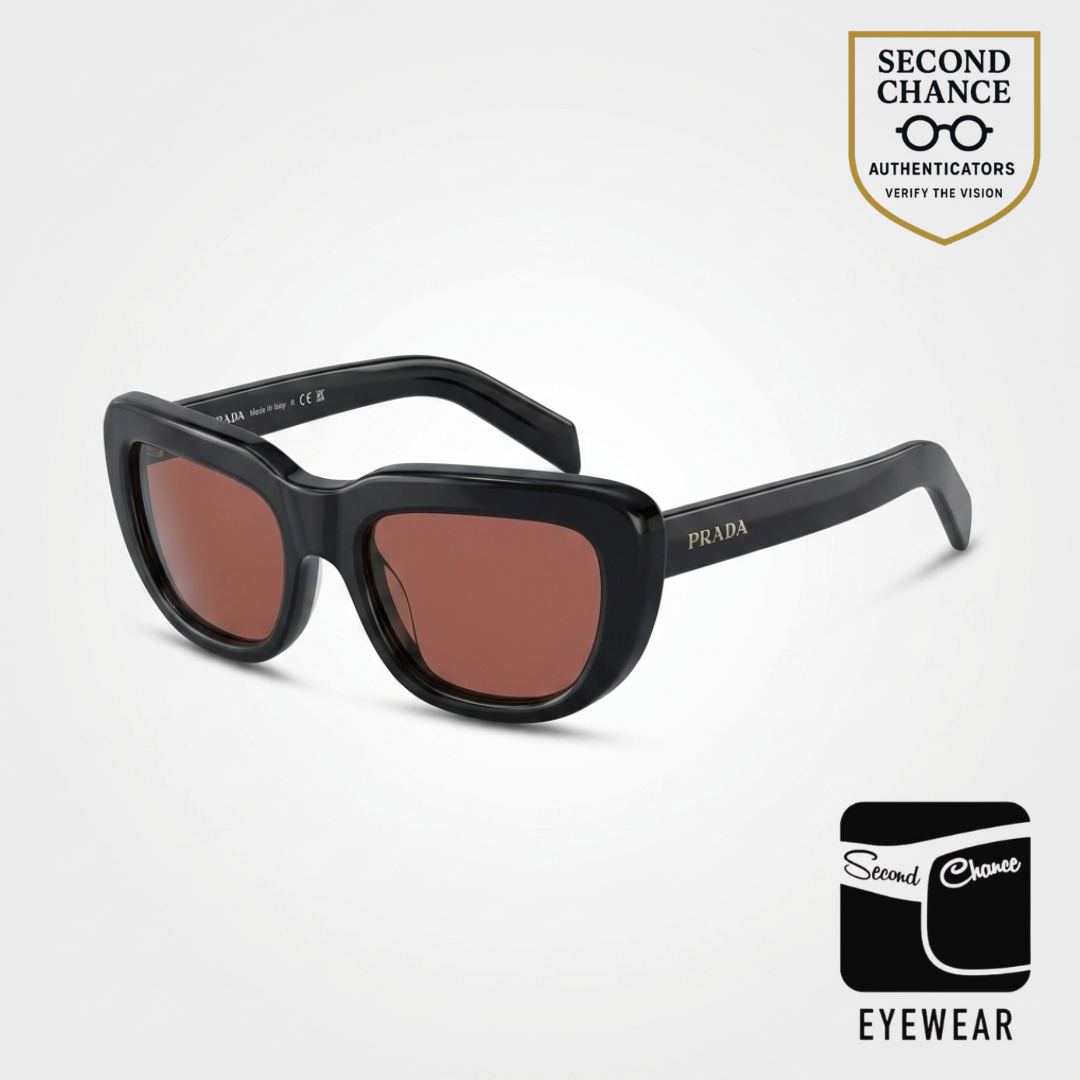 Prada Shadowplay Oversized Sunglasses-Original Cigar Lens-Unworn/NOS