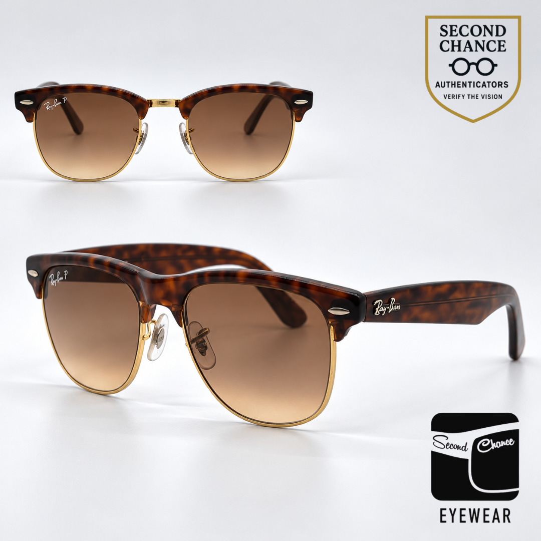 Ray-Ban Wayfarer Max Tortoise Vintage Sunglasses-Brown Gradient Lenses-Unworn