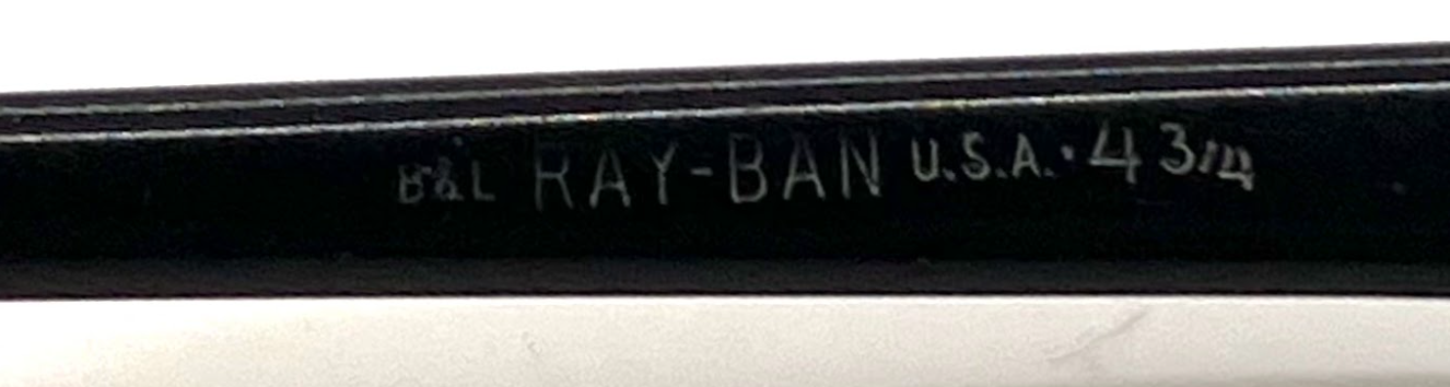 Ray-Ban B&L USA-Vintage Rectangular Metal Sunglasses-Deadstock/UNWORN