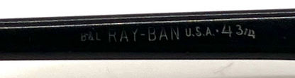 Ray-Ban B&L USA-Vintage Rectangular Metal Sunglasses-Deadstock/UNWORN