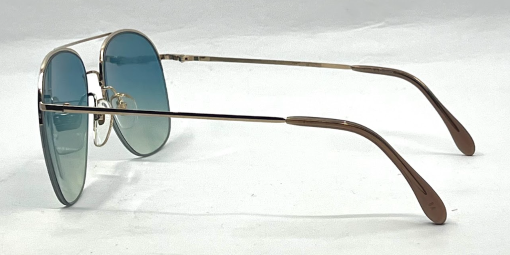 Rodenstock Mr. R R852 GP140 Vintage Aviator-New  Blue Gradient Custom Lenses