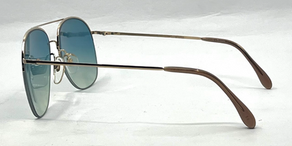 Rodenstock Mr. R R852 GP140 Vintage Aviator-New  Blue Gradient Custom Lenses