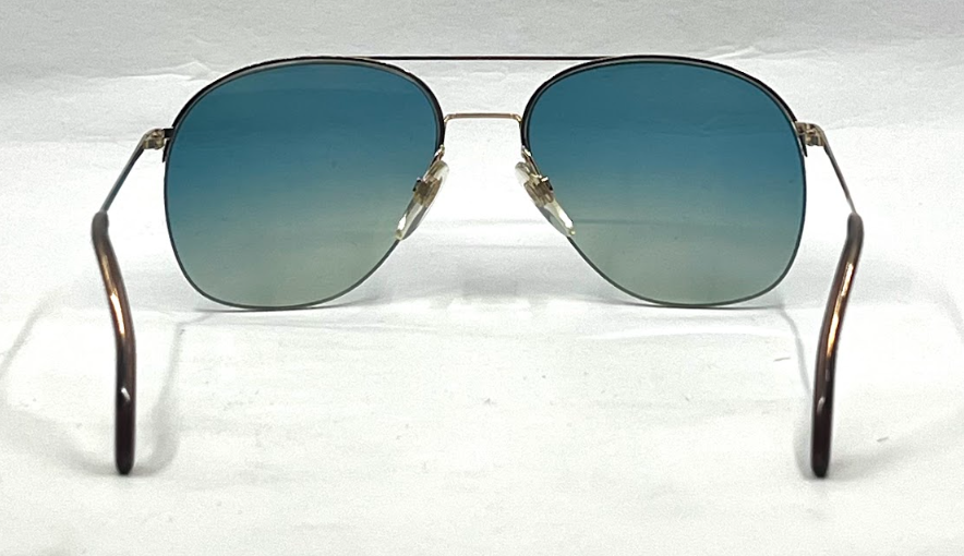 Rodenstock Mr. R R852 GP140 Vintage Aviator-New  Blue Gradient Custom Lenses