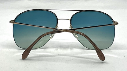 Rodenstock Mr. R R852 GP140 Vintage Aviator-New  Blue Gradient Custom Lenses