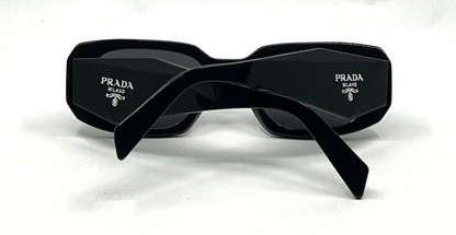 Prada SPR 17W Black Sunglasses-Original Grey Lenses-UNWORN/NOS