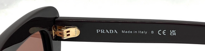 Prada Shadowplay Oversized Sunglasses-Original Cigar Lens-Unworn/NOS