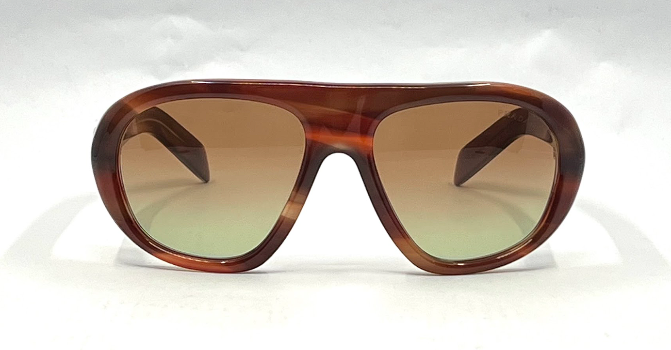Prada Shadowplay Pilot Sunglasses-Original Oak Gradient Lens-Unworn/NOS