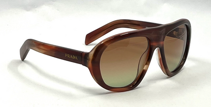 Prada Shadowplay Pilot Sunglasses-Original Oak Gradient Lens-Unworn/NOS