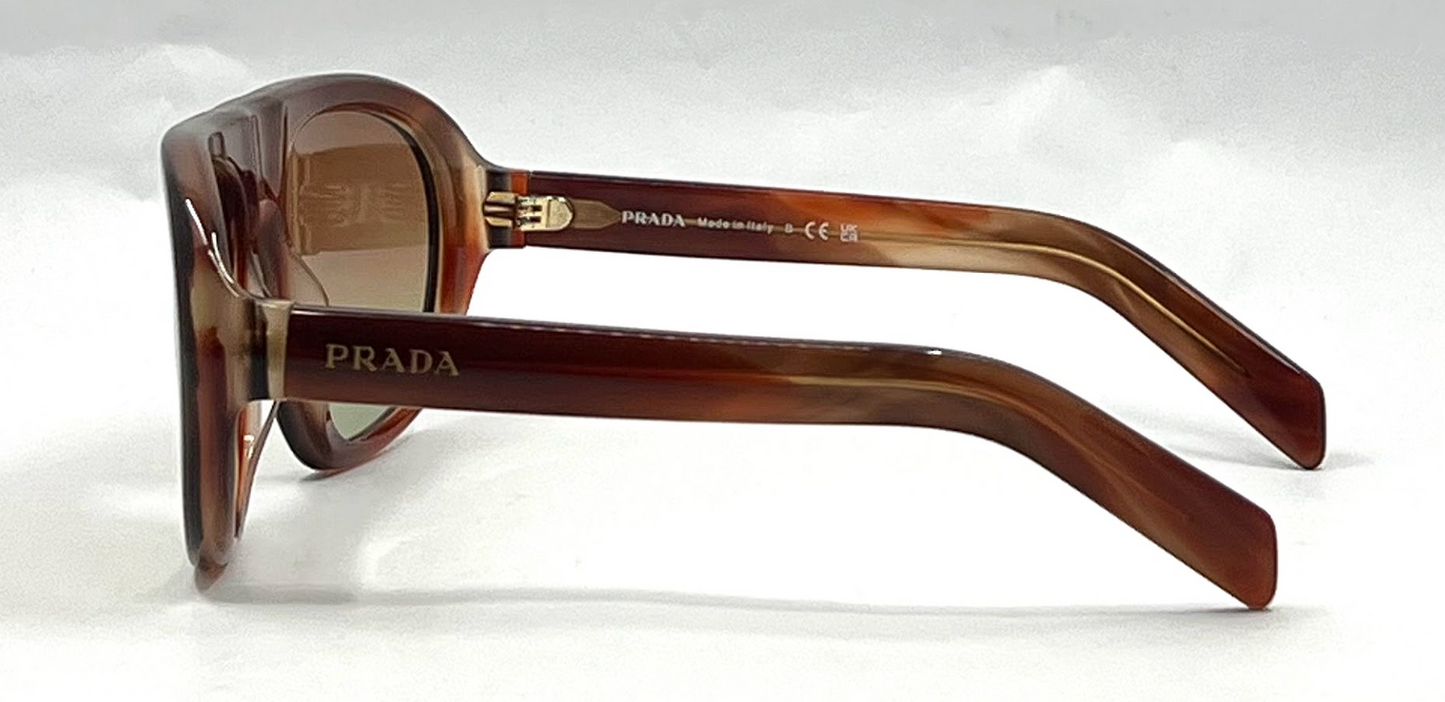 Prada Shadowplay Pilot Sunglasses-Original Oak Gradient Lens-Unworn/NOS