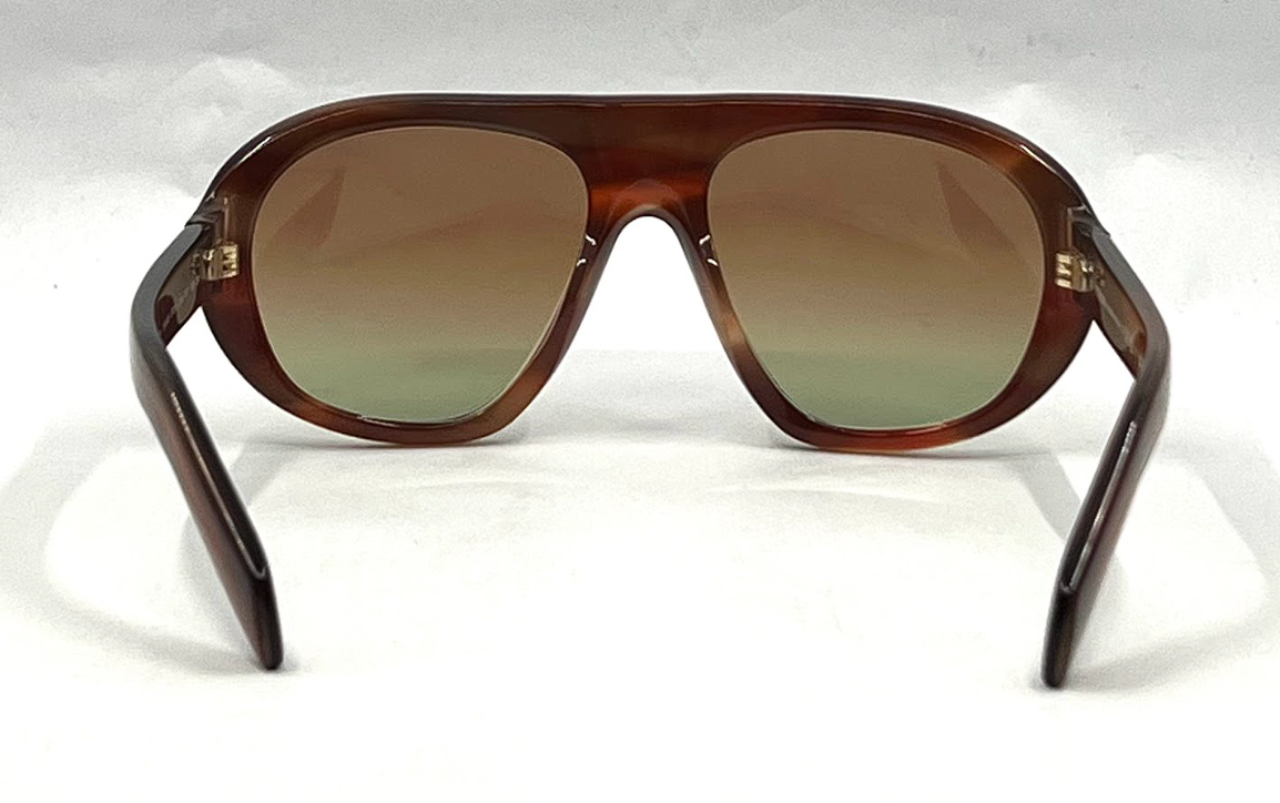 Prada Shadowplay Pilot Sunglasses-Original Oak Gradient Lens-Unworn/NOS