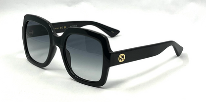 Gucci GG1337S Square Black Sunglasses-Original Grey Gradient Lenses-Unworn/NOS