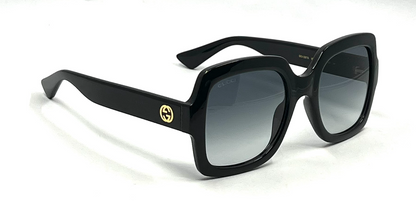 Gucci GG1337S Square Black Sunglasses-Original Grey Gradient Lenses-Unworn/NOS