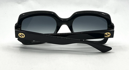 Gucci GG1337S Square Black Sunglasses-Original Grey Gradient Lenses-Unworn/NOS