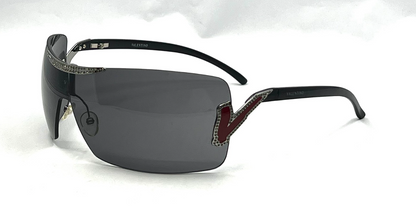 Valentino 5416/S XF2P8 VINTAGE Rimless Sunglasses-UNWORN-Full Kit