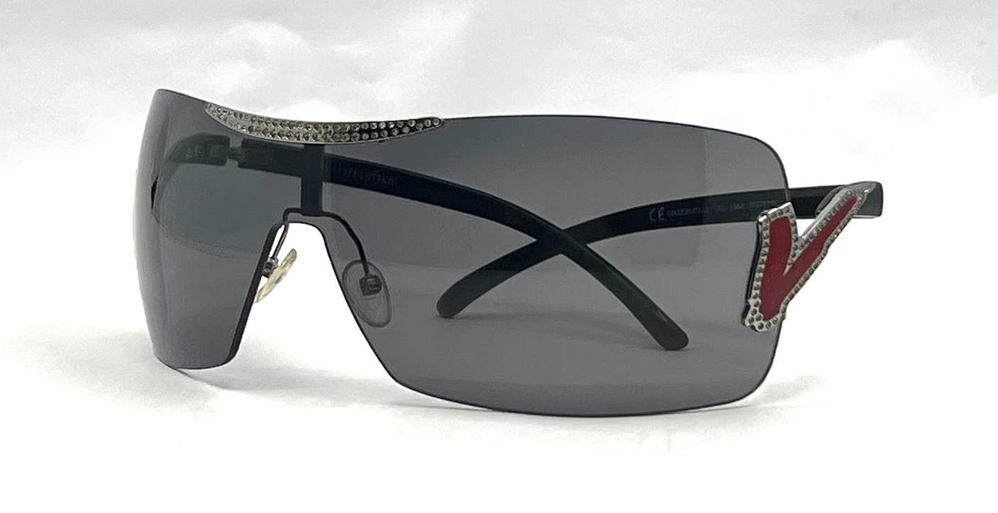 Valentino 5416/S XF2P8 VINTAGE Rimless Sunglasses-UNWORN-Full Kit