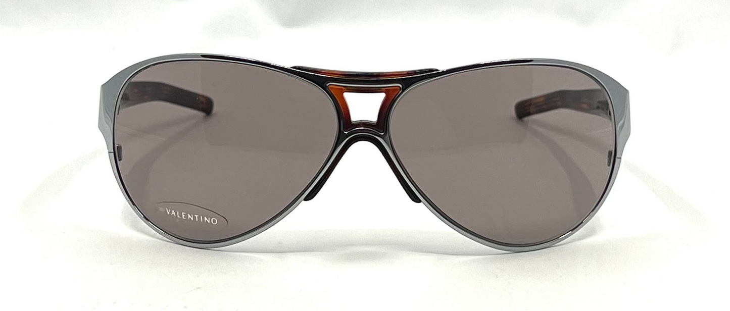 Valentino II49/S LN8 Aviator Tortoiseshell Brown Sunglasses-Unworn/Full Kit